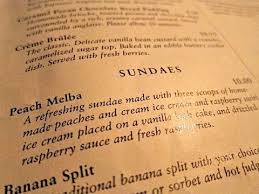Bern S Dessert Room Menu Desserts Sundae Melba