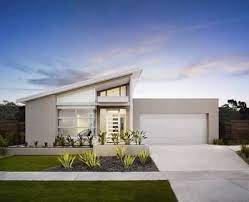 Skillion roofs are often installed because they are cheap, easy and fast to construct. Skillion Roof Google Search Facade House Modern House Facades Skillion Roof
