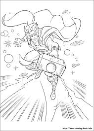 Thor Coloring Page Superhero Coloring Pages Avengers Coloring Pages Superhero Coloring