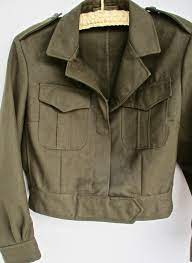 Military Jacket Ike Eisenhower Jacket Wwii Made In Israel Etsy Vintage Jacket Military Jacket Jackets