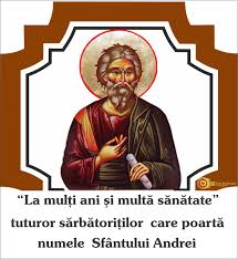 Trimite acum o felicitare muzicala si animata de sfantul andrei pentru toti cei care isi sarbatoresc astazi ziua numelui! La Multi Ani De Sfantul Andrei Felicitari Si Mesaje Poze Imagini 2019 5 Aliosa File De Jurnal