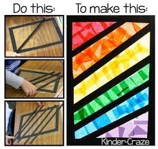 Rainbow Fever Paper Art Projects Tissue Paper Art Kids Art Projects