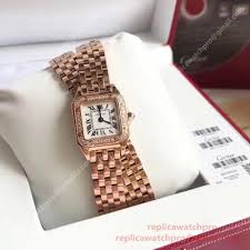 Cartier panthère w3pn0006 stainless steel with rose gold watch. Panthere De Replica Cartier Double Loop Watches Replicawatchpro