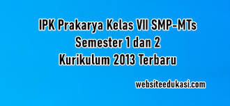 Buku siswa ini disusun dan ditelaah oleh berbagai pihak di bawah koordinasi kementerian pendidikan dan kebudayaan, dan dipergunakan dalam tahap awal penerapan kurikulum 2013. Ipk Prakarya Kelas 7 Kurikulum 2013 Tahun 2021 2022