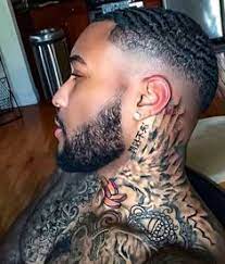 Traditional black and gray neck tattoos this is an excellent neck tattoo that uses black and gray ink an d a meticulous application of dots to complete the design. Neck Tattoos Black Guys Url Https Masculturachilena Blogspot Com 2018 02 Neck Tattoos Black Guys H Neck Tattoo For Guys Side Neck Tattoo Best Neck Tattoos