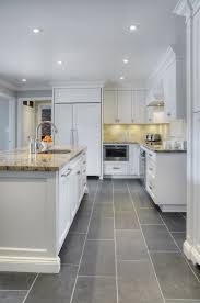 Flooring is one of the most important elements which holds a huge role in influencing the overall look of a kitchen. 14 Wonderful Kitchen Remodel Colors Ideas Modern Kitchen Flooring Grey Kitchen Floor Kitchen Flooring