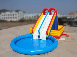 Inflatable pool sides transform your pool side or backyard into a mini water pool that your kid can enjoy. Wholesale Inflatable Pool Slide Inflatable Pool Slide Suppliers Manufacturers Xy Inflatable Com