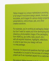 Download Paper Box Mockup In Box Mockups On Yellow Images Object Mockups PSD Mockup Templates