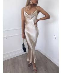 Sally Satin Silk Midi Slip Dress In Baby Pink Dresses Fashion Slip Dress Outfit