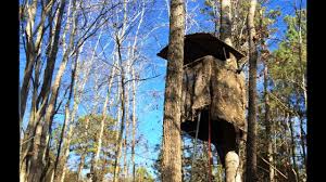 The project features detailed instructions for building a 18' ladder tree stand. Deer Stand Deer Blind Youtube