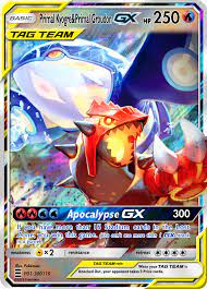 Maybe you would like to learn more about one of these? Primal Kyogre And Primal Groudon Gx By Knightofdust Pokemon Cards Cool Pokemon Cards Rare Pokemon Cards