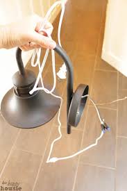 How To Turn A Hard Wired Light Fixture Into A Plug In The Happy Housie