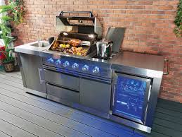gardenplaza gartenka che a kompakte komplett outdoor ka che mit gasgrill und ka hlschrank outdoor kuche grill kuche gasgrill