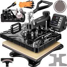 Buy Vevor Heat Press 12x15 Inch 6 In 1 Heat Press Machine 800w Heat Press Machine For T Shirts Sublimation Printer Transfer Heat Press Nation For Shoes T Shirts Cap Mugs Online In Turkey