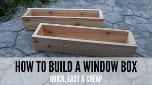 Attach the crown molding flip the box upside down and prop the crown molding end piece against the box. How To Build A Window Box Mama And More