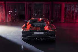 Lamborghini Aventador S By Yohji Yamamoto Rear View 4k Lamborghini Aventador S By Yohji Yamamoto In 2021 Lamborghini Aventador Lamborghini Lamborghini Aventador Price
