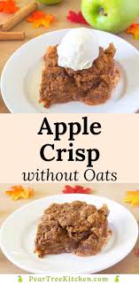 Easy Apple Crisp Recipe Without Oats In 2020 Apple Crisp Easy Apple Crisp Without Oats Apple Crisp