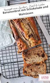 Bananenbrot Mit Schokolade Und Walnussen Von Zucker Zimt Und Liebe Rezept Rezept Bananenbrot Bananen Brot Lebensmittel Essen