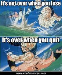 Motivational dragon ball z quotes. Inspirational Dragon Ball Z Quotes Collection Of Inspiring Quotes Sayings Images Wordsonimages