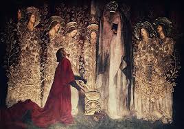 Galahad And The Grail By Edwin Austin Abbey Arthurian Art King Arthur Legend