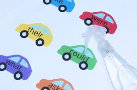 Tricky Word Game Car Wash Playtime Learning