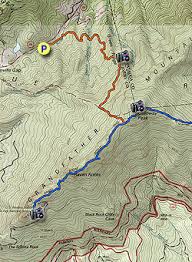 As it starts out as a scenic, rolling pathway through seasonal wildflowers, this trail crosses the watauga river and travels under a hardwood canopy for much of its length. Grandfather Mountain Profile Trail Hike