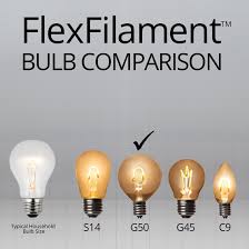 Shop unique, modern lighting & accessories only from west elm®. G50 Warm White Shatterproof Flexfilament Tm Led Edison Bulb E17 Base
