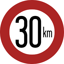 The paper is published from monday to saturday; Datei Bild 21 Verbot Der Uberschreitung Bestimmter Fahrgeschwindigkeiten 30 Km Stvo 1953 Svg Wikipedia