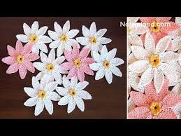 Learn To Crochet A Pretty Easy Flowers We Are Glad To Share With You Step By Step Instructi Crochet Flowers Easy Crochet Doll Tutorial Crochet Flower Tutorial