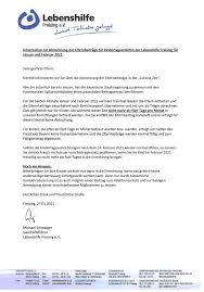 Informieren sie sich bei ihrer freisinger bank. Lebenshilfe Freising E V Wir Entlasten Eltern Lesen Sie Dazu Bitte Das Schreiben Unseres Geschaftsfuhrers Michael Schwaiger Zur Abrechnung Der Elternbeitrage Fur Kindertagesstatten Der Lebenshilfe Freising Fur Januar Und