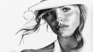 Обои на рабочий стол Девушка в шляпке, художник Linda Huber, обои для  рабочего стола, скачать обои, обои бесплатно