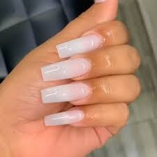 Introducing the glam and glits 'back to basics' collection! Nail Fanatic On Instagram Milk Marie Follow Nailthegram For More Beauty Post Square Acrylic Nails Acrylic Nails White Acrylic Nails