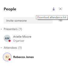 Download of the meeting attendance list during a meeting is released for general availability. How To Record Attendance In Microsoft Teams Microsoft Community