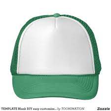 Template Blank Diy Easy Customize Add Text Photo Trucker Hat Zazzle Com Trucker Hat Add Text Photo Trucker