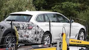 Facelifted Bmw 5 Series Touring Spied On A Trailer