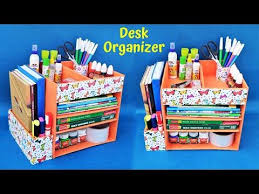 Safco products onyx mesh 2 tray/6 sorter desktop organizers. Diy How To Make Desk Organizer With Waste Cardboard Best Out Of Waste Space Saving Orga In 2021 Diy Paper Crafts Decoration Cardboard Crafts Diy Cardboard Crafts