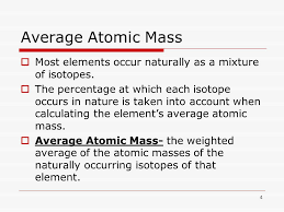 As long as you use atomic mass units in your average mass calculation, however, the two values are numerically identical. 1 Average Atomic Mass Chemistry Notes 2 Relative Atomic Mass Masses Of Atoms Expressed In Grams Are Very Small For Example One Atom Of Oxygen Ppt Download