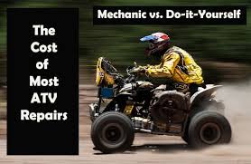 Includes home improvement projects, home repair, kitchen remodeling, plumbing, electrical, painting, real estate, and decorating. Mechanic Vs Do It Yourself The Cost Of Most Atv Repairs Atv Man