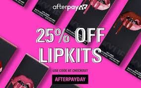 Until this sunday (march 21), you'll be able to nab big savings on everything from apple. Kylie Cosmetics Ar Twitter Last Day To Shop Afterpay Day Sale With Us With 25 Off Lip Kits Use Code Afterpayday At Checkout Https T Co Rkt2b8jjl5 Exclusions Apply One Use Per Customer Afterpayday Https T Co 0whkqtvh1d