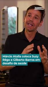 Márcio Atalla coloca Suzy Rêgo e Gilberto Barros em desafio de saúde #shorts #ReportagensDE