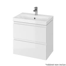 Compléments pour la salle de bains. Vente Meuble De Salle De Bain 60 Cm Faible Profondeur 37 5cm Blanc
