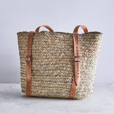 A bag + lavaika box Woven Market Backpack On Food52