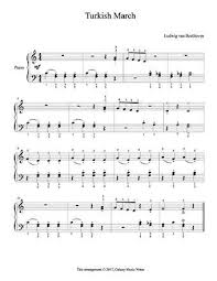 Digital sheet music for turkish march available now. Turkish March Piano Letters Letter