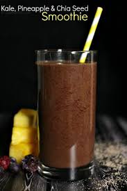 Kale Pineapple Chia Seed Smoothie Recipe Chia Seed Smoothie Chia Seed Smoothie Recipes Smoothies