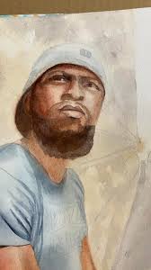 Painting progress and inspiration for watercolour beginners