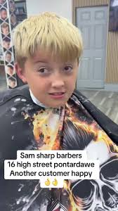 Happy Customers at Sam Sharp Barbers in Pontardawe
