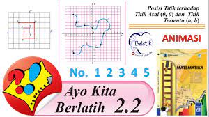 Pilihan ganda (pg) bab 8 (bangun ruang sisi datar) uji kompetensi 8 matematika (mtk) kelas. Ayo Kita Berlatih 2 2 Kelas 8 Smp Mts Semester 1 Koordinat Kartesius Buku Paket Bse Halaman 56 57 Youtube