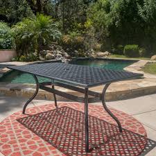 Maybe you would like to learn more about one of these? Cayman Outdoor Black Sand Aluminum Dining Table By Black Sand 849114926260 Ebay