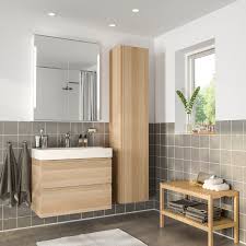 Godmorgon Braviken Badeinrichtung 5 Tlg Eicheneff Wlas Brogrund Mischbatterie Ikea Osterreich Bad Einrichten Ikea Godmorgon Mischbatterien