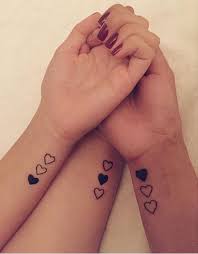 1.3 simple heart tattoo design on shoulder. 3 Heart Tattoo On Hand